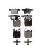 Front Rear Ceramic Brake Pads Kit For 2014-2015 BMW 328i GT xDrive 328d With Blue Painted Calipers KTC-100251