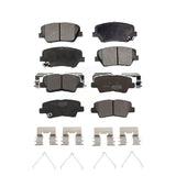 Front Rear Ceramic Brake Pads Kit For 2014-2017 Kia Rondo With Electric Parking KTC-100207
