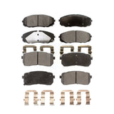 Front Rear Ceramic Brake Pads Kit For 2015-2019 Kia Sedona KTC-100304