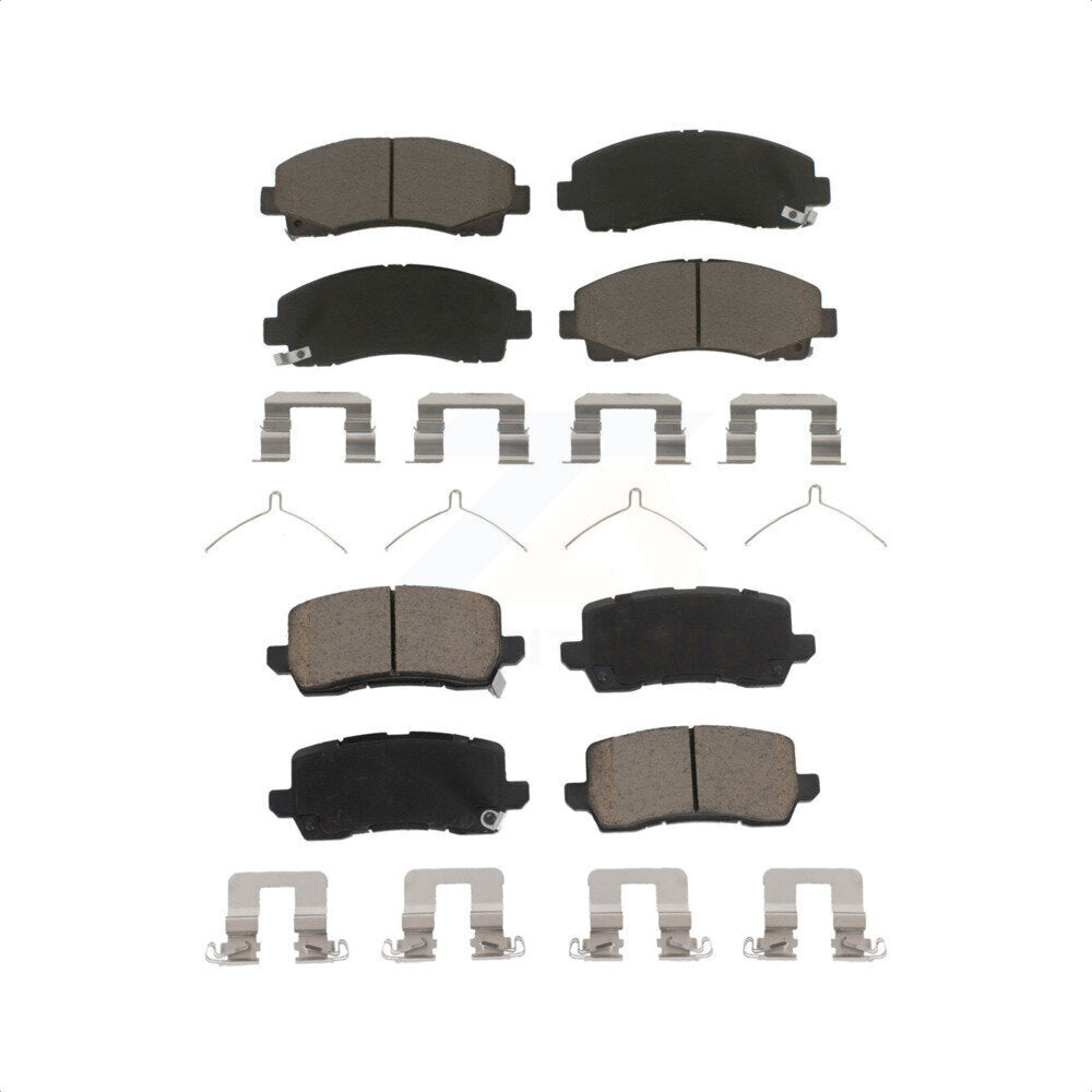 Front Rear Ceramic Brake Pads Kit For 2015-2020 Acura TLX KCX-100455