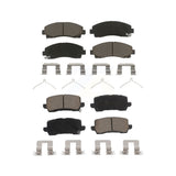 Front Rear Ceramic Brake Pads Kit For 2015-2020 Acura TLX KCX-100455