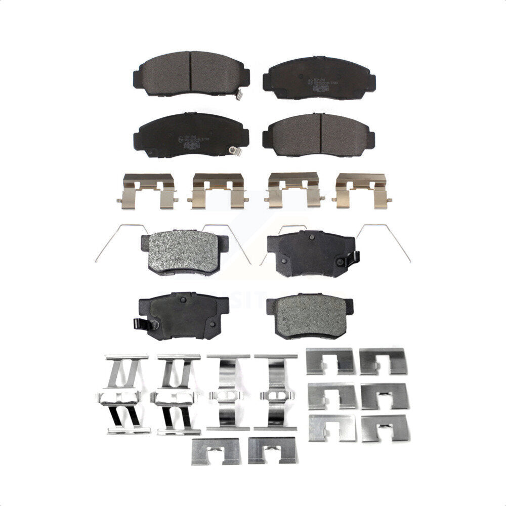 Front Rear Ceramic Brake Pads Kit For 2015 Honda Civic Natural Gas KTC-100225