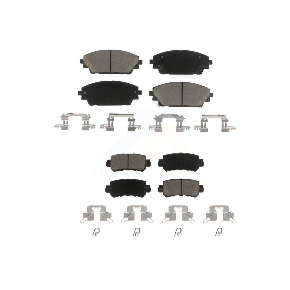 Front Rear Ceramic Brake Pads Kit For 2016-2018 Mazda CX-3 KCX-100524