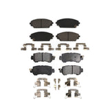 Front Rear Ceramic Brake Pads Kit For 2016-2018 Mazda CX-3 KTC-100292