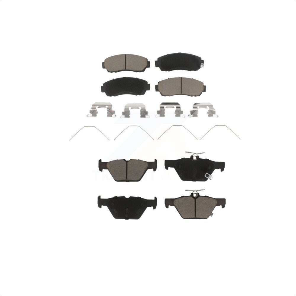 Front Rear Ceramic Brake Pads Kit For 2016-2019 Subaru Legacy 2.5L KCX-100462