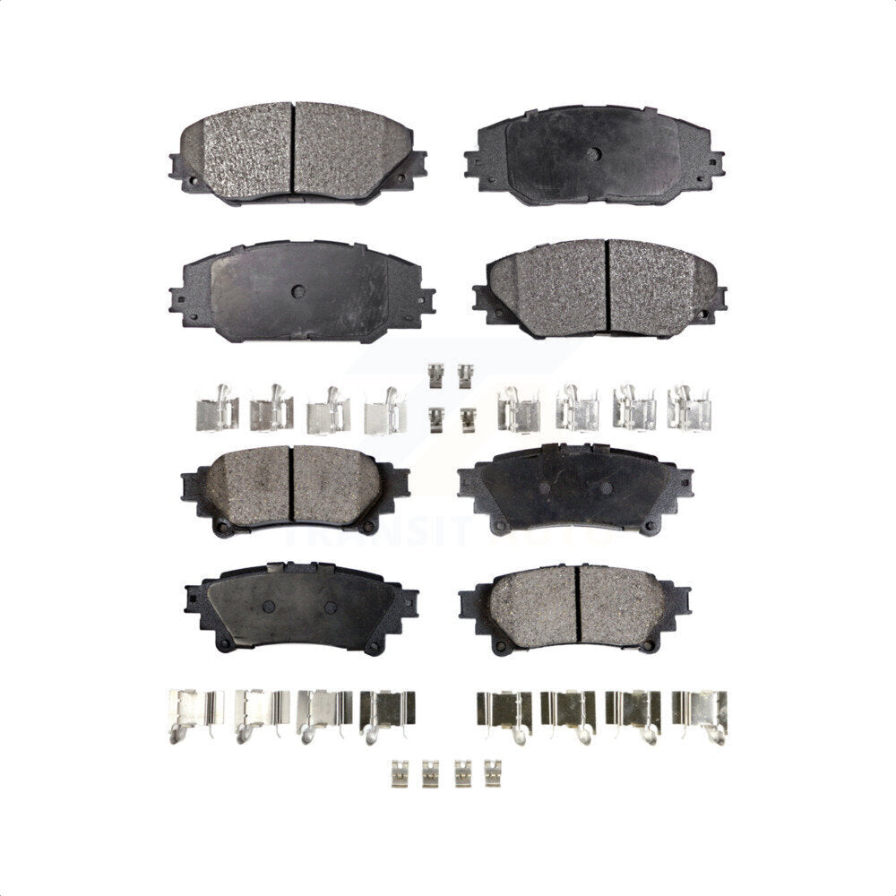 Front Rear Ceramic Brake Pads Kit For 2016-2020 Toyota Mirai KTC-100648