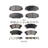 Front Rear Ceramic Brake Pads Kit For 2016-2020 Toyota Mirai KTC-100648