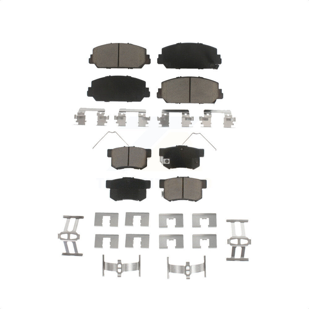 Front Rear Ceramic Brake Pads Kit For 2016-2022 Acura ILX KCX-100134