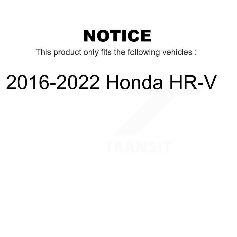 Front Rear Ceramic Brake Pads Kit For 2016-2022 Honda HR-V KTC-100522