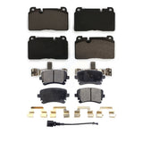 Front Rear Ceramic Brake Pads Kit For 2016 Audi Q5 FLEX engine KTC-100567