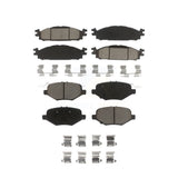 Front Rear Ceramic Brake Pads Kit For 2016 Ford Explorer Base With Heavy Duty Brakes KCX-100580