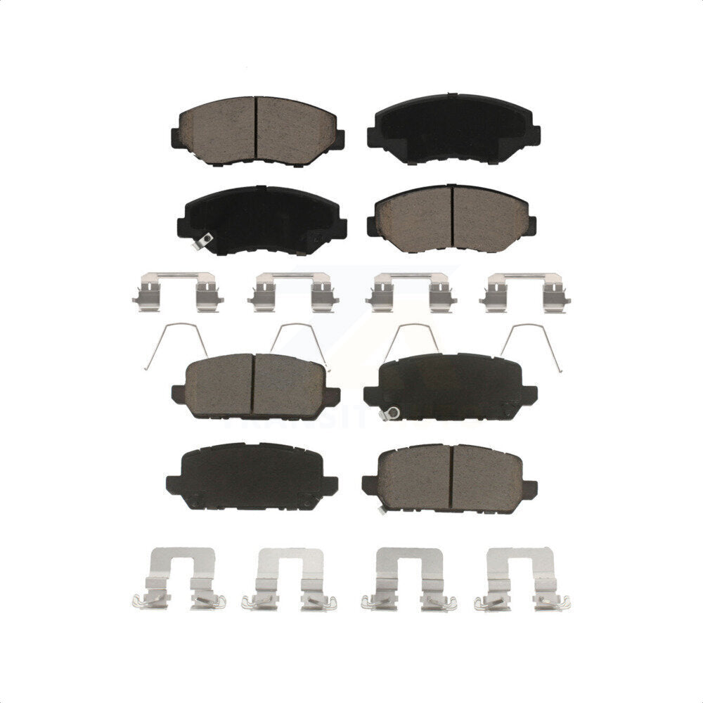Front Rear Ceramic Brake Pads Kit For 2016 Honda CR-Z KCX-100476