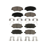 Front Rear Ceramic Brake Pads Kit For 2016 Honda CR-Z KCX-100476