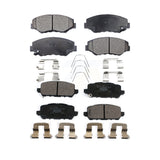 Front Rear Ceramic Brake Pads Kit For 2016 Honda CR-Z KTC-100548