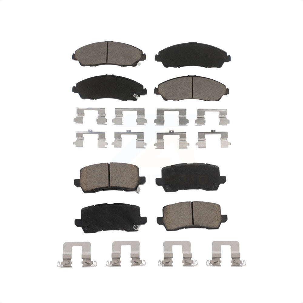 Front Rear Ceramic Brake Pads Kit For 2017-2020 Acura MDX KCX-100298
