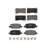 Front Rear Ceramic Brake Pads Kit For 2017-2022 Tesla 3 With Gray Painted Calipers KTC-100700
