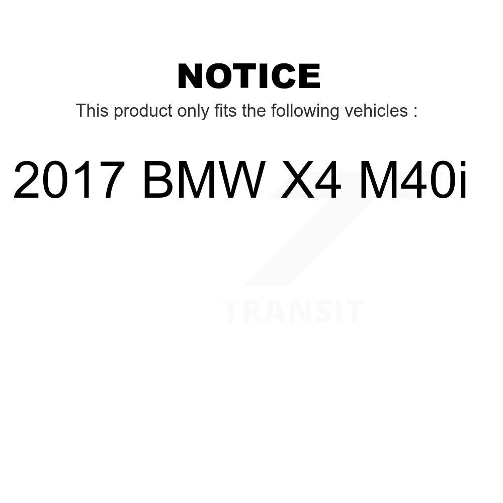 Front Rear Ceramic Brake Pads Kit For 2017 BMW X4 M40i KCX-100395