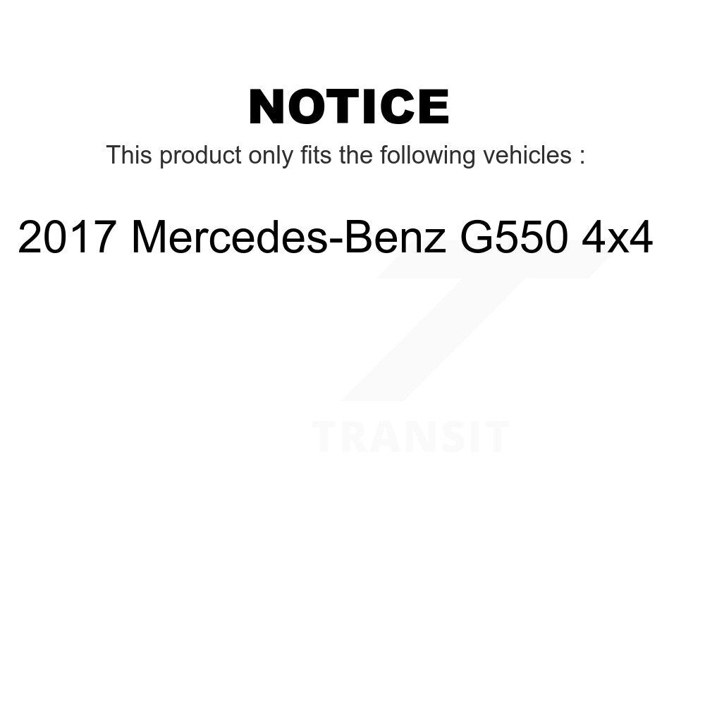 Front Rear Ceramic Brake Pads Kit For 2017 Mercedes-Benz G550 4x4 KTC-100773