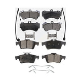 Front Rear Ceramic Brake Pads Kit For 2017 Mercedes-Benz G550 4x4 KTC-100773