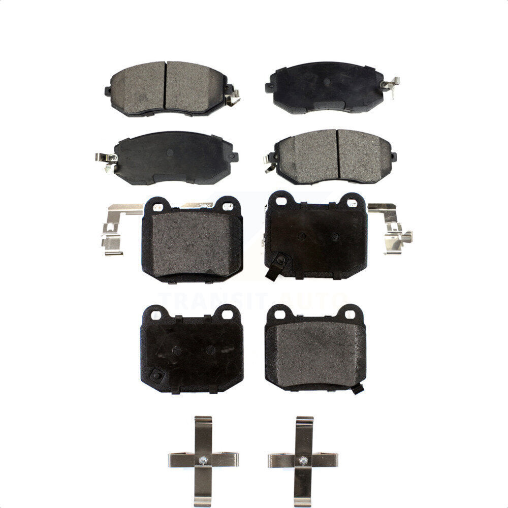 Front Rear Ceramic Brake Pads Kit For 2017 Subaru BRZ Limited Premium Without Brembo Brakes KTC-100724