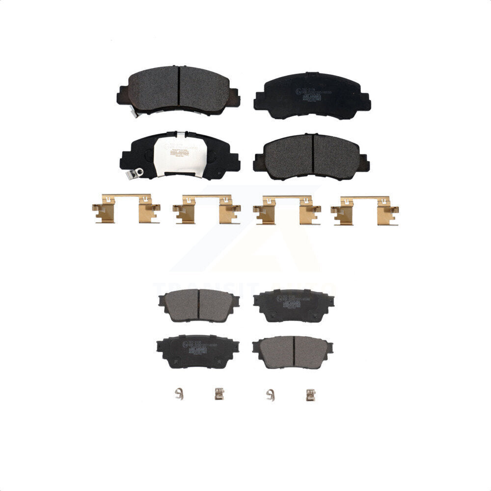 Front Rear Ceramic Brake Pads Kit For 2018-2020 2022 Mitsubishi Eclipse Cross With Electric Parking KTC-100660