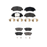 Front Rear Ceramic Brake Pads Kit For 2018-2020 2022 Mitsubishi Eclipse Cross With Electric Parking KTC-100660