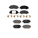 Front Rear Ceramic Brake Pads Kit For 2018-2020 2022 Mitsubishi Eclipse Cross With Manual Parking KTC-100712