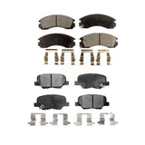 Front Rear Ceramic Brake Pads Kit For 2018-2020 Mitsubishi Outlander PHEV With Manual Parking KTC-100720