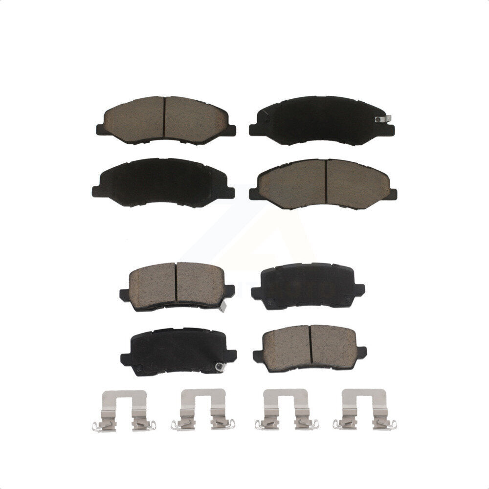 Front Rear Ceramic Brake Pads Kit For 2018-2023 Honda Odyssey KCX-100351