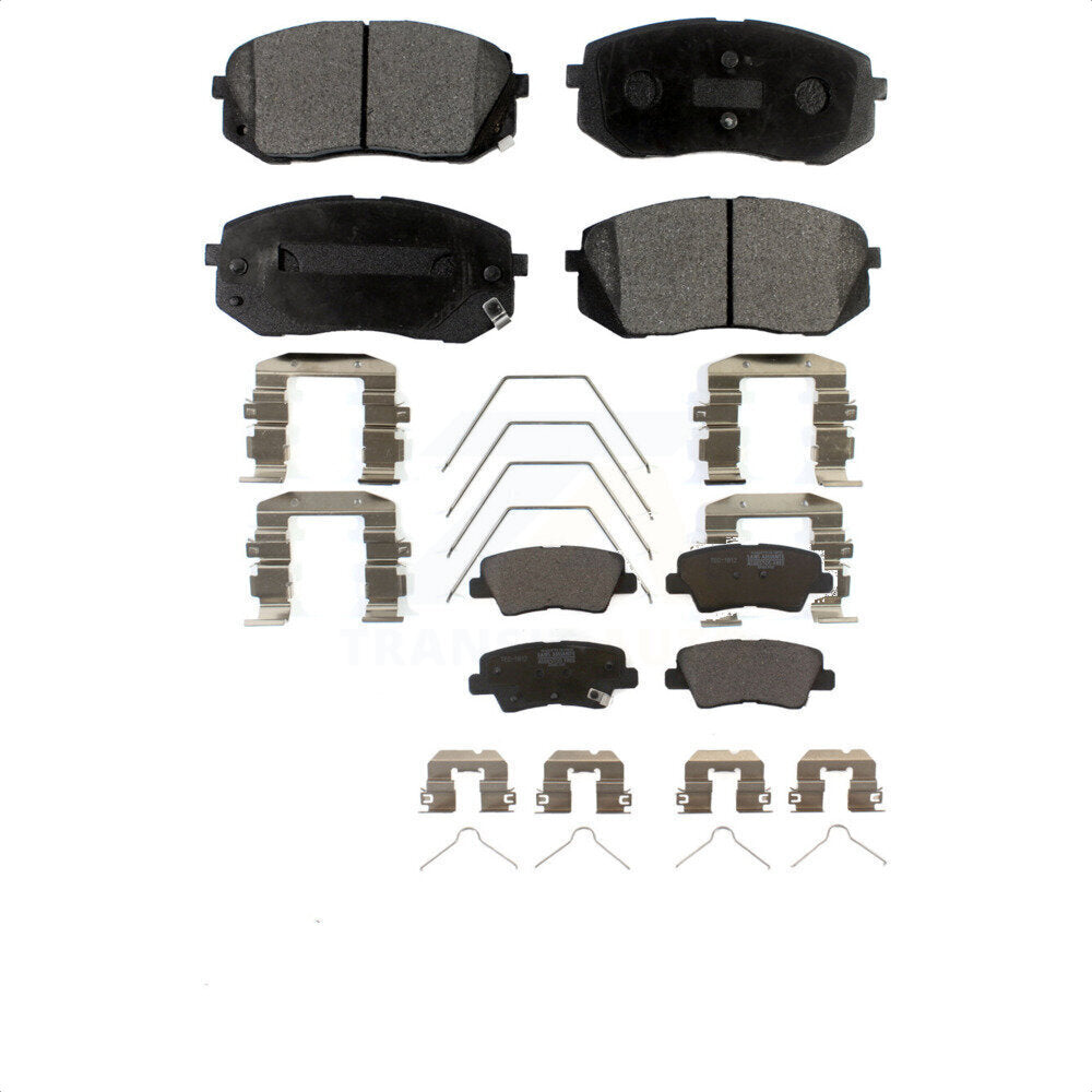 Front Rear Ceramic Brake Pads Kit For 2019-2019 Kia Soul EV KTC-100764
