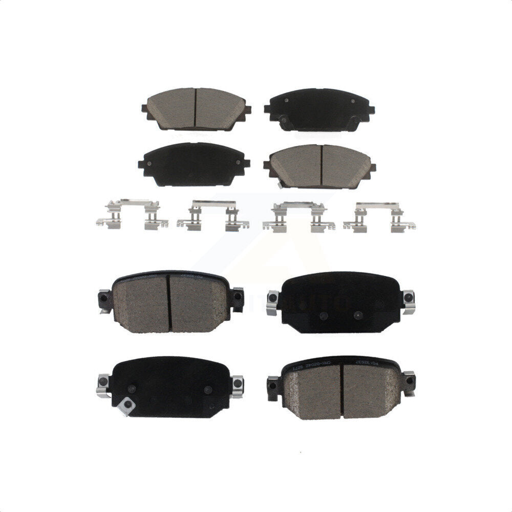 Front Rear Ceramic Brake Pads Kit For 2019-2021 Mazda CX-3 KCX-100523