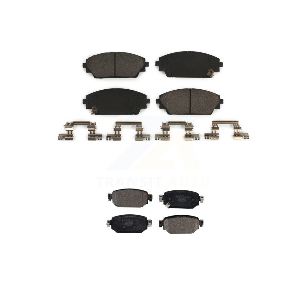 Front Rear Ceramic Brake Pads Kit For 2019-2021 Mazda CX-3 KTC-100525