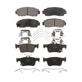 Front Rear Ceramic Brake Pads Kit For 2019-2022 Acura RDX KTC-100737