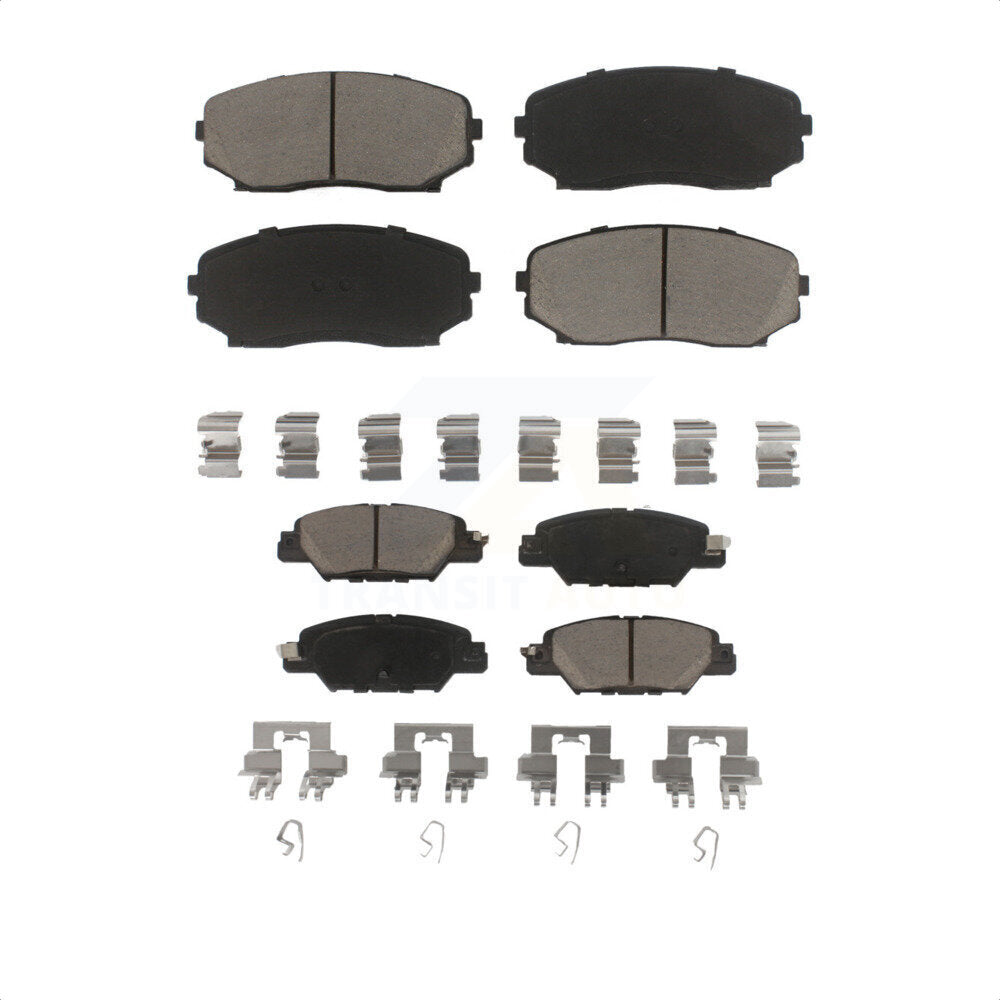 Front Rear Ceramic Brake Pads Kit For 2019-2022 Mazda CX-5 Turbocharged KCX-100193