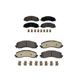 Front Rear Ceramic Brake Pads Kit For 2019-2022 Ram 2500 3500 KTC-100753