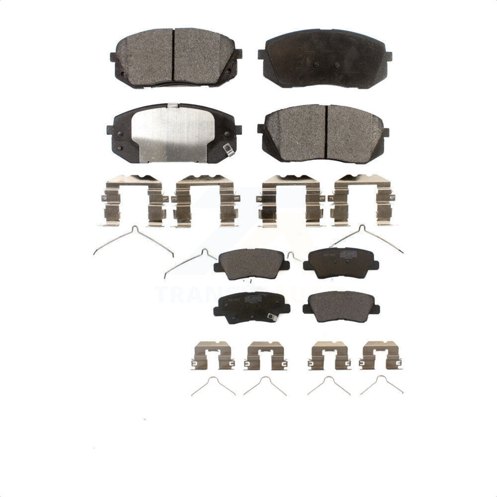 Front Rear Ceramic Brake Pads Kit For 2019 Kia Niro EV KTC-100766