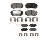 Front Rear Ceramic Brake Pads Kit For 2019 Kia Niro EV KTC-100766