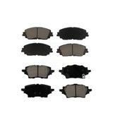 Front Rear Ceramic Brake Pads Kit For 2019 Toyota C-HR From 06 2018 Vehicles Manufactured In Japan KCX-100577