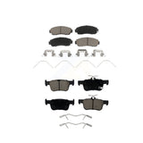 Front Rear Ceramic Brake Pads Kit For 2021-2022 Acura TLX KCX-100551