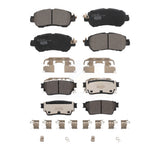 Front Rear Ceramic Brake Pads Kit For 2021-2022 Nissan Kicks S KTC-100768