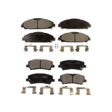 Front Rear Ceramic Brake Pads Kit For 2021 Ford Mustang Mach 1 Without Performance Package KTC-100732