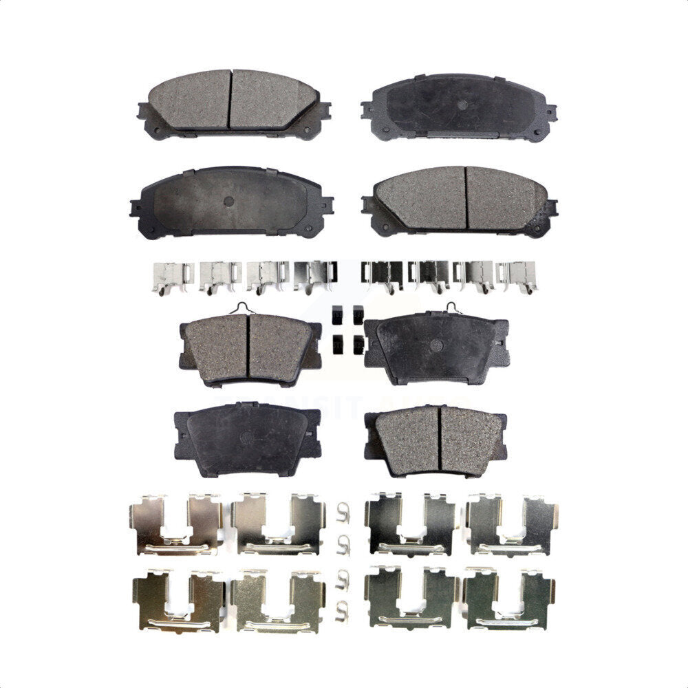 Front Rear Ceramic Brake Pads Kit For 2022 Toyota Camry TRD With Manual Parking KTC-100723