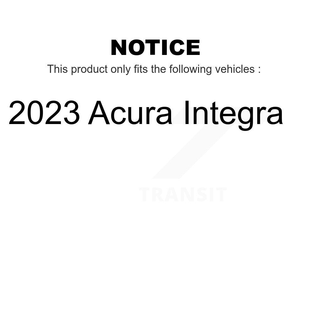 Front Rear Ceramic Brake Pads Kit For 2023 Acura Integra KTC-100731