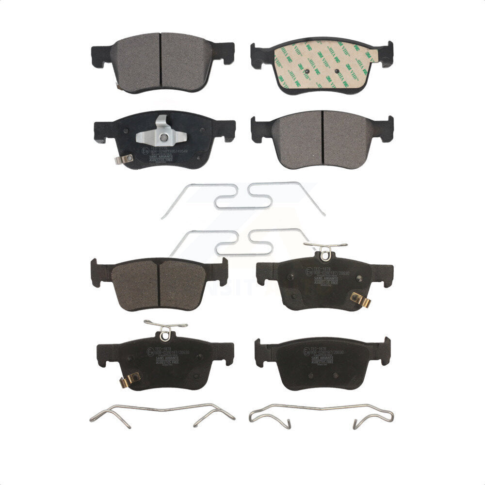 Front Rear Ceramic Brake Pads Kit For 2023 Acura Integra KTC-100731