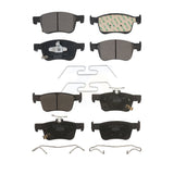 Front Rear Ceramic Brake Pads Kit For 2023 Acura Integra KTC-100731