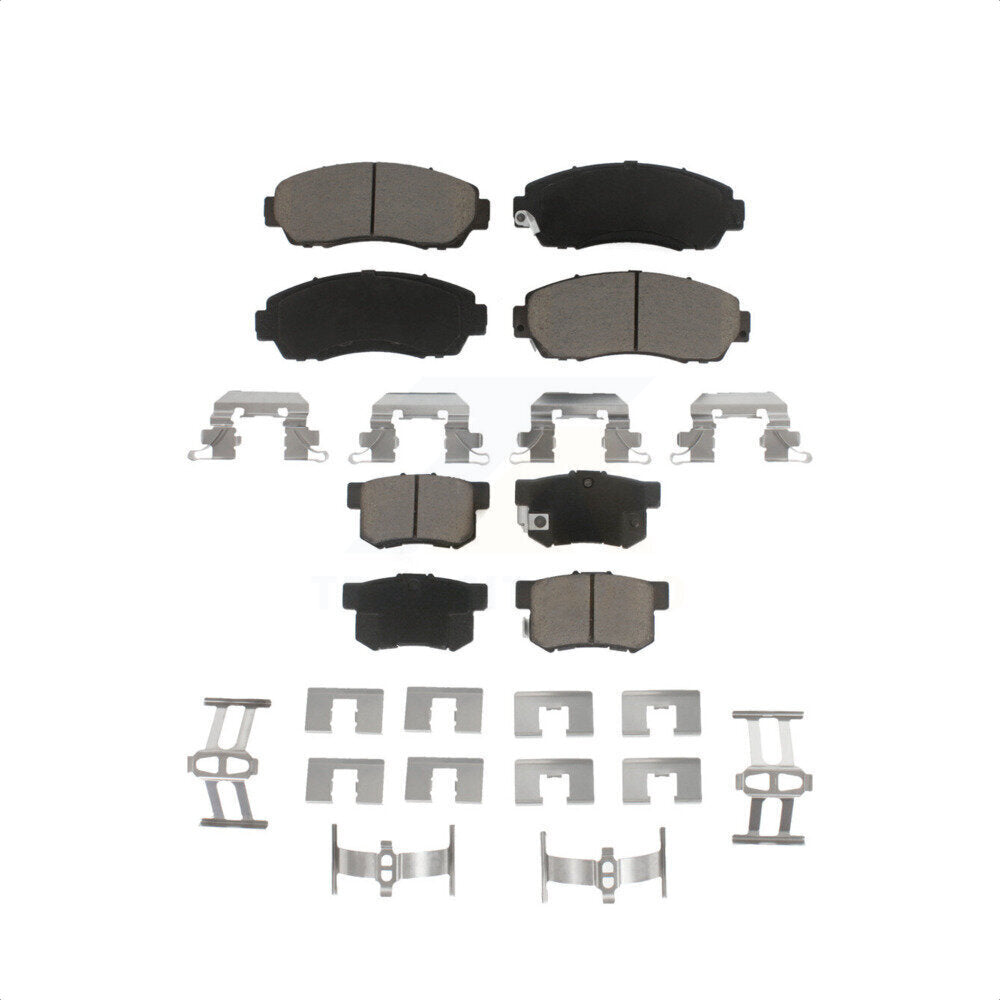 Front Rear Ceramic Brake Pads Kit For Acura RDX KCX-100343
