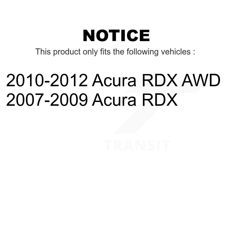 Front Rear Ceramic Brake Pads Kit For Acura RDX KTC-100060