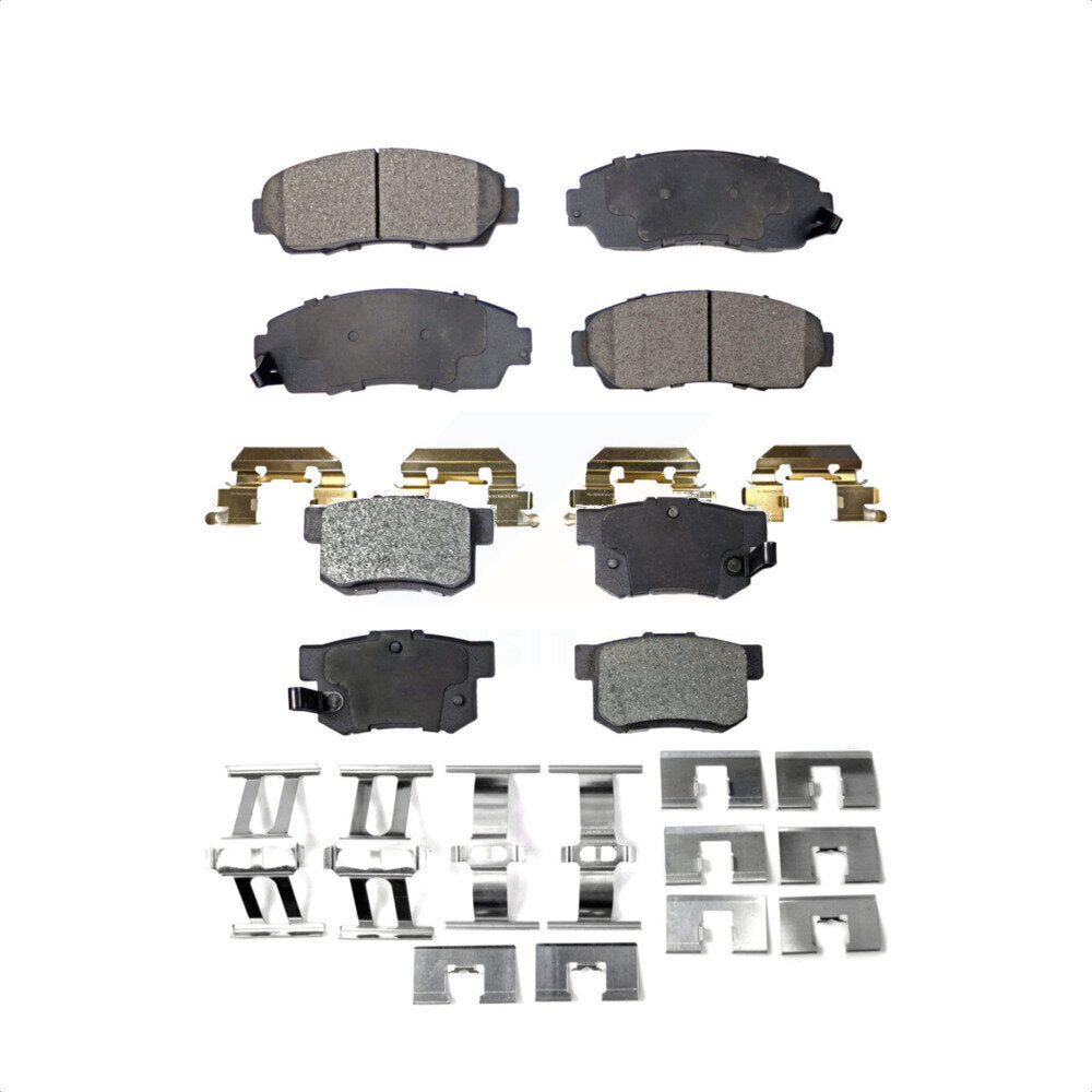 Front Rear Ceramic Brake Pads Kit For Acura RDX KTC-100060