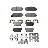 Front Rear Ceramic Brake Pads Kit For Acura RDX KTC-100060