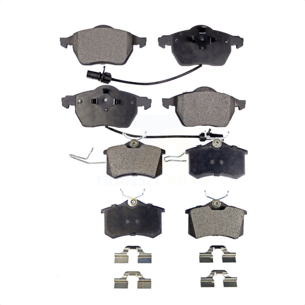 Front Rear Ceramic Brake Pads Kit For Audi A4 Quattro A6 S4 KTC-100424